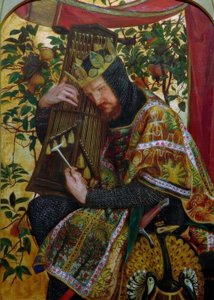 王としてのダビデ 作： Dante Gabriel Charles Rossetti
